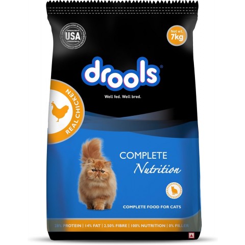 Drools Dry Cat Food,Real Chicken, 7 KG