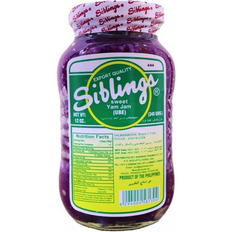  Siblings Sweet Yam Jam - 340 Gm